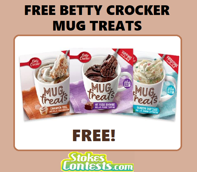 Image FREE Betty Crocker Mug Treats TODAY ONLY!