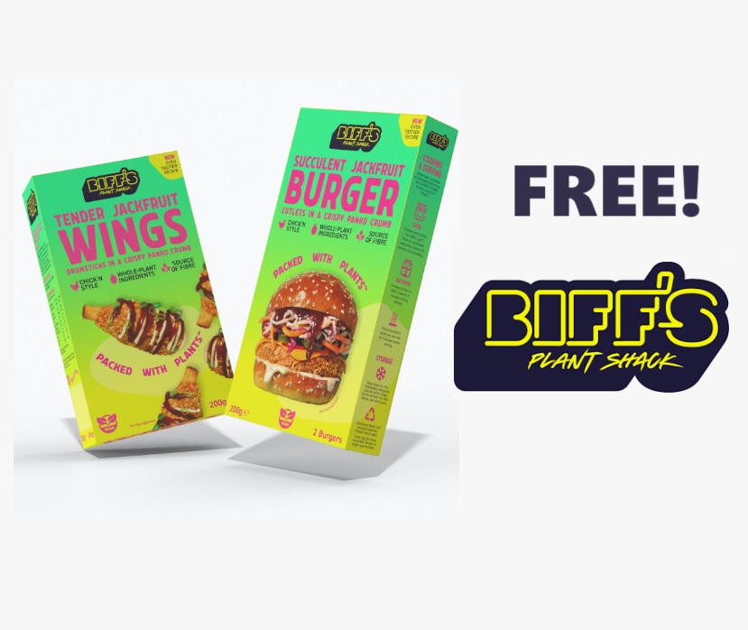 Image FREE Pack of Biff's Plant-Based Burger