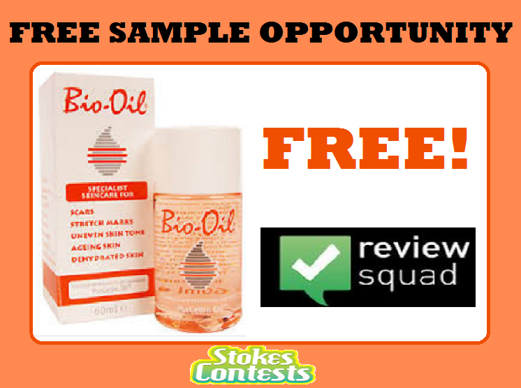 Image FREE Bio Oil Sample Opportunity 