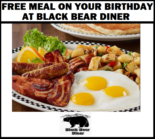 Image FREE Meal on Your Birthday at Black Bear Diner