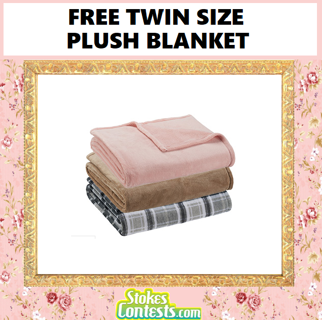 Image FREE Twin Size Plush Blanket