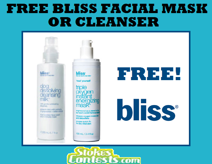 Image FREE Bliss Facial Mask or Cleanser