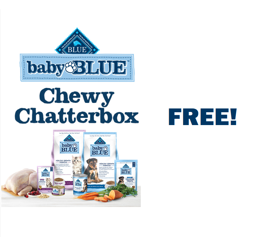 Image FREE Blue Buffalo Baby BLUE Puppy Or Kitten Pack That Includes Food & Treats