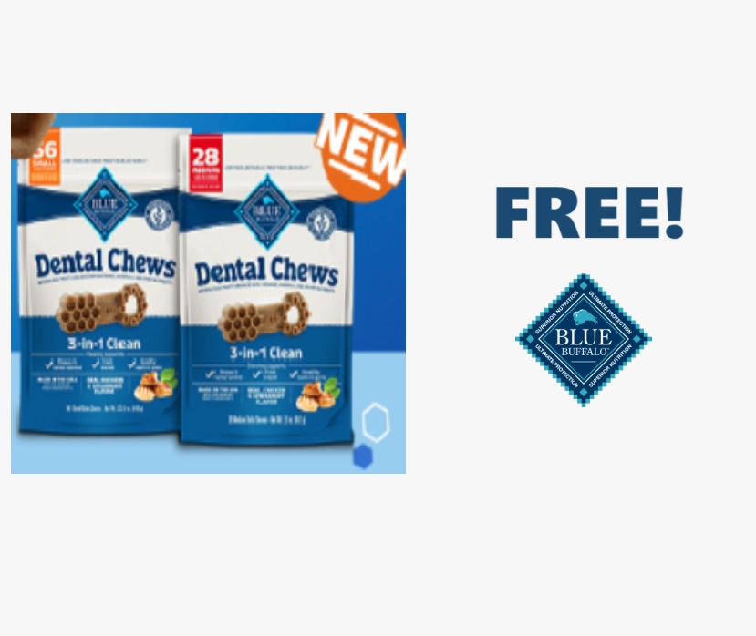 Image FREE Blue Buffalo Dental Chews