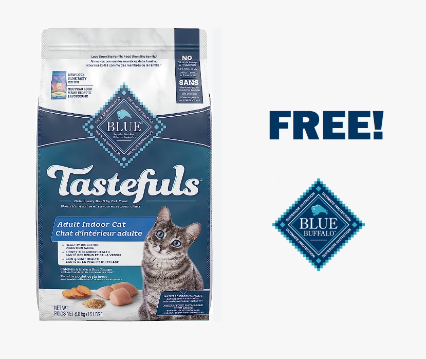 Image FREE Bag of Blue Buffalo Tastefuls Adult Cat Dry Food