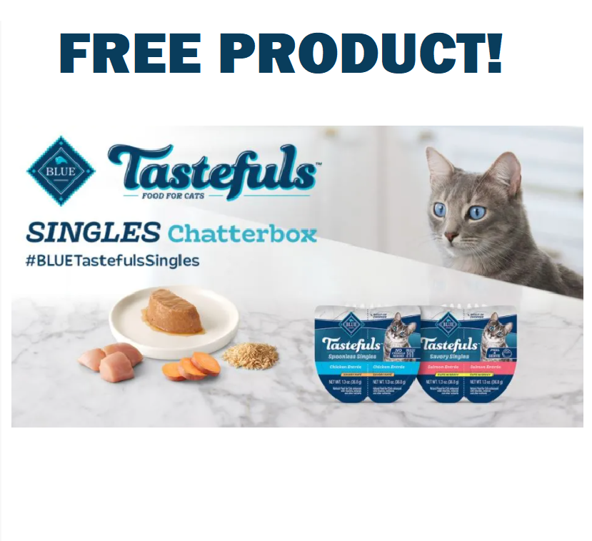 Image FREE Blue Tastefuls For Cats 