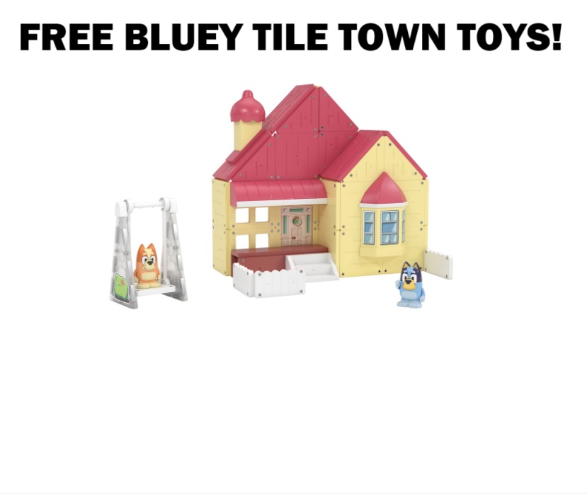 Image FREE Bluey Tile Town Toy! (must apply)