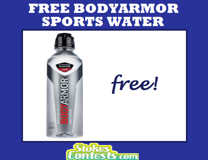 Image FREE BodyArmor Sports Water 1 Litre TODAY ONLY!