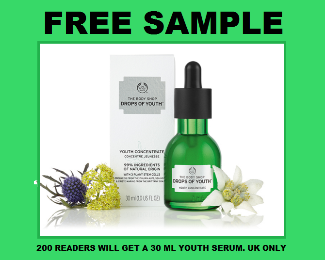 Image FREE Body Shop Drops of Youth Concentrate.