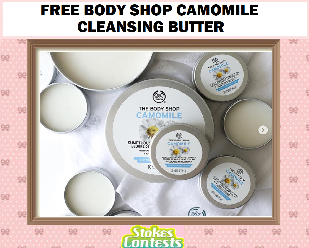 Image FREE Body Shop Camomile Cleansing Butter