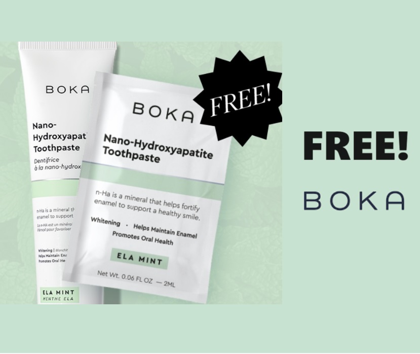 Image FREE Boka Nano-Hydroxyapatite Toothpaste 