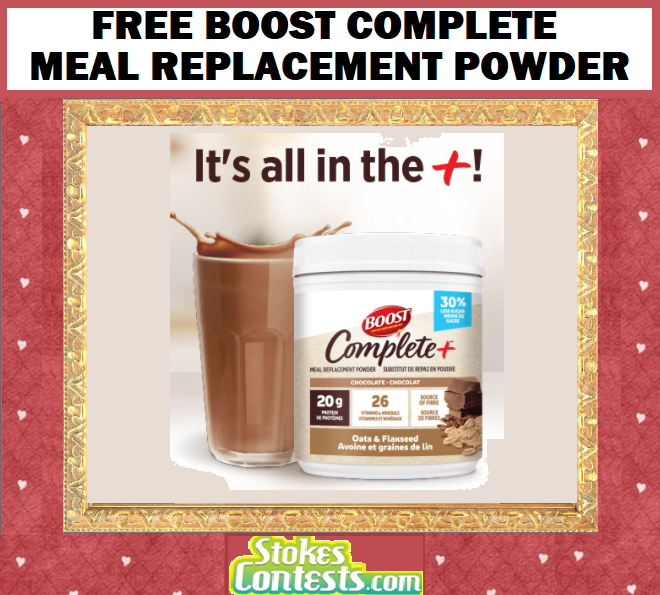 Image FREE Boost Chocolate Meal Replacement Powder