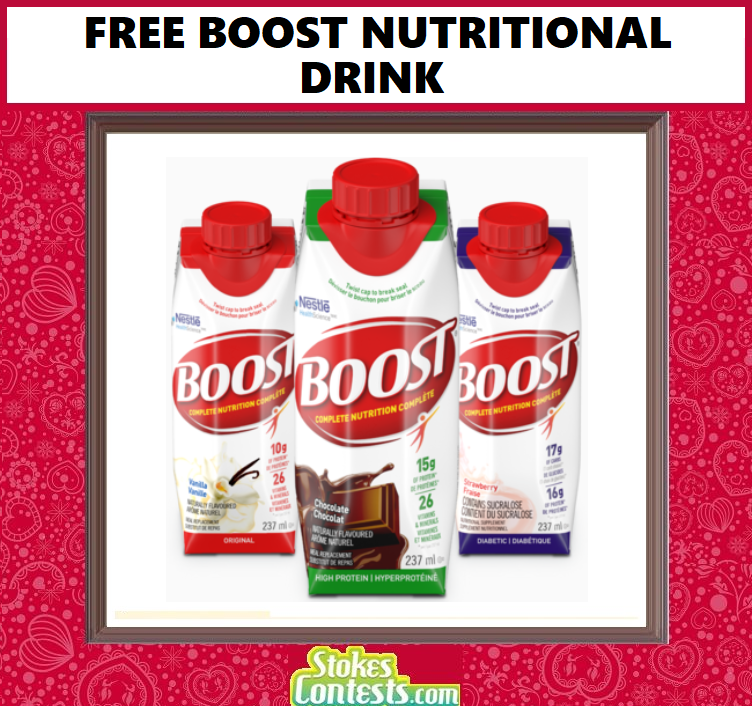 Image FREE Boost Nutritional Drink