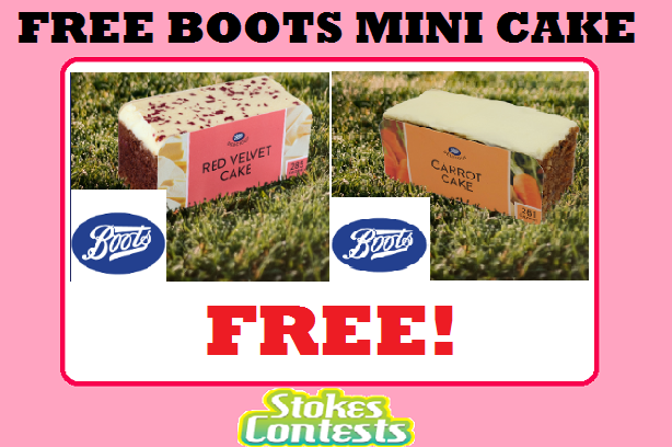 Image FREE Boots Mini Cake