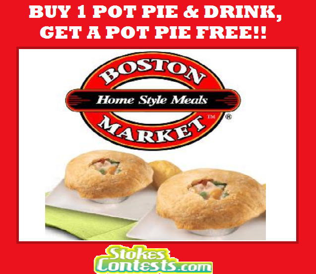 Image Buy 1 Pot Pie & Drink, Get a Pot Pie FREE!