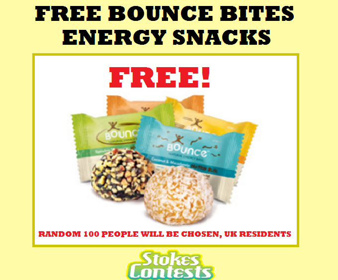 Image FREE Bounce Bites Energy Snacks