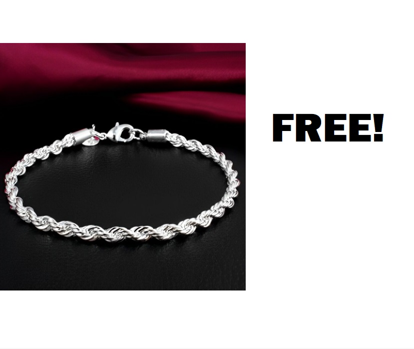 Image FREE White Gold Vermeil Bracelet! Worth £50