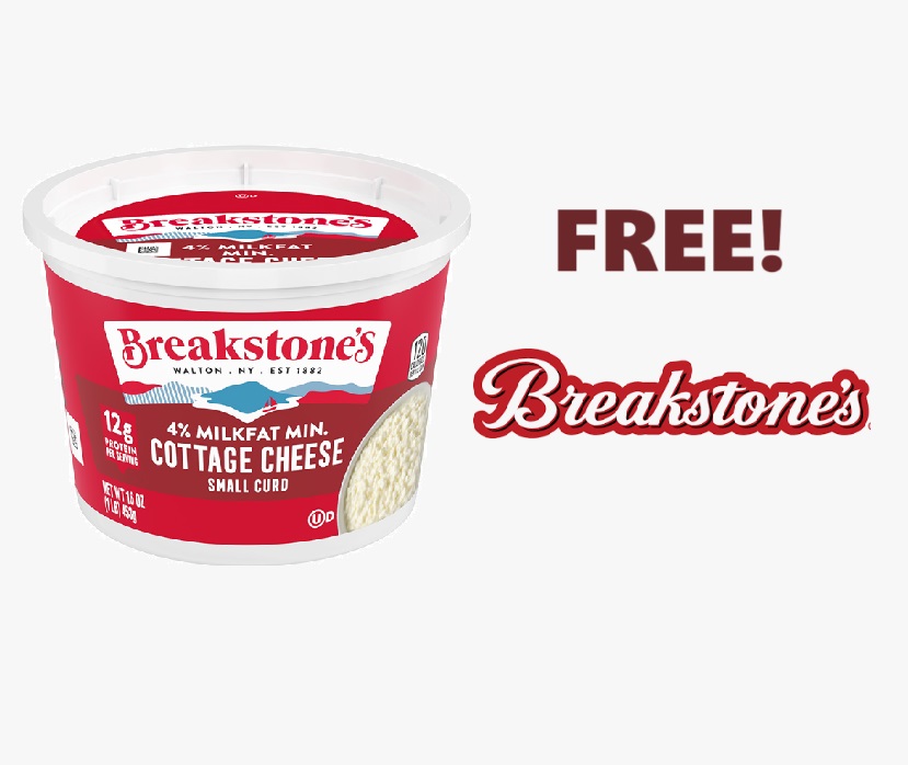 Image FREE Breakstone’s Small Curd Cottage Cheese