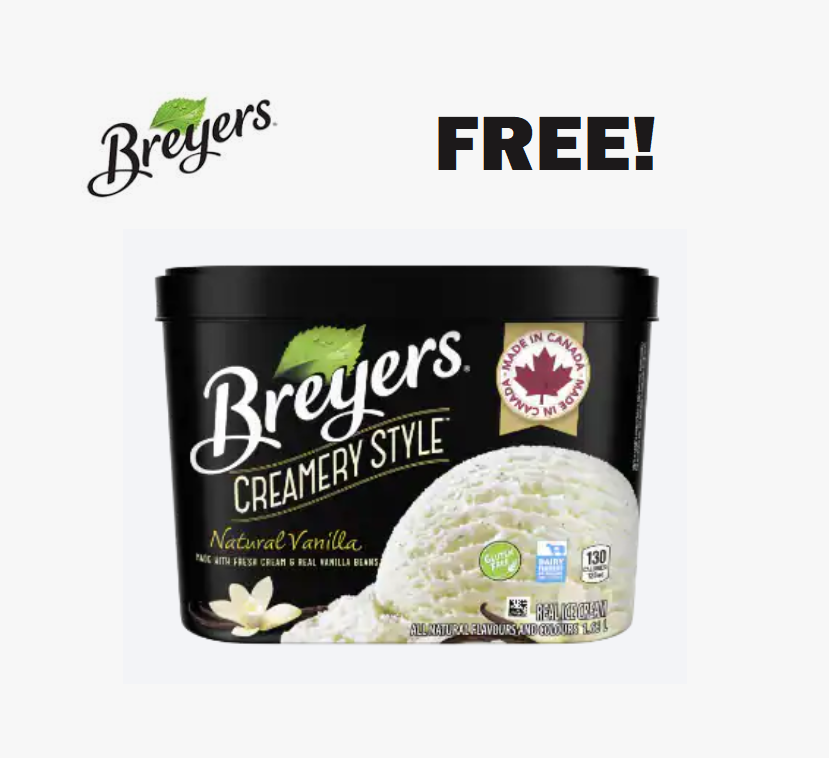 Image FREE Breyers Ice Cream