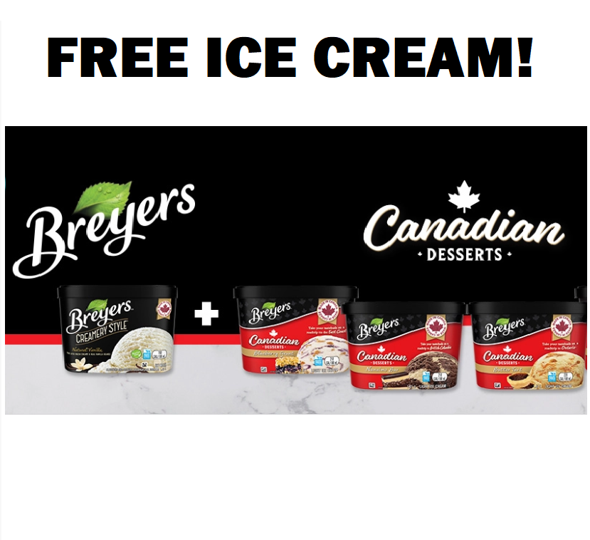 Image FREE Breyers Creamery Ice Cream & Dessert