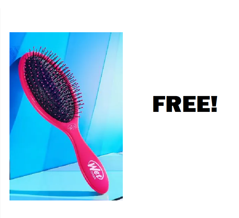 Image FREE Wet Brush Go Green Mini Detangler Brush