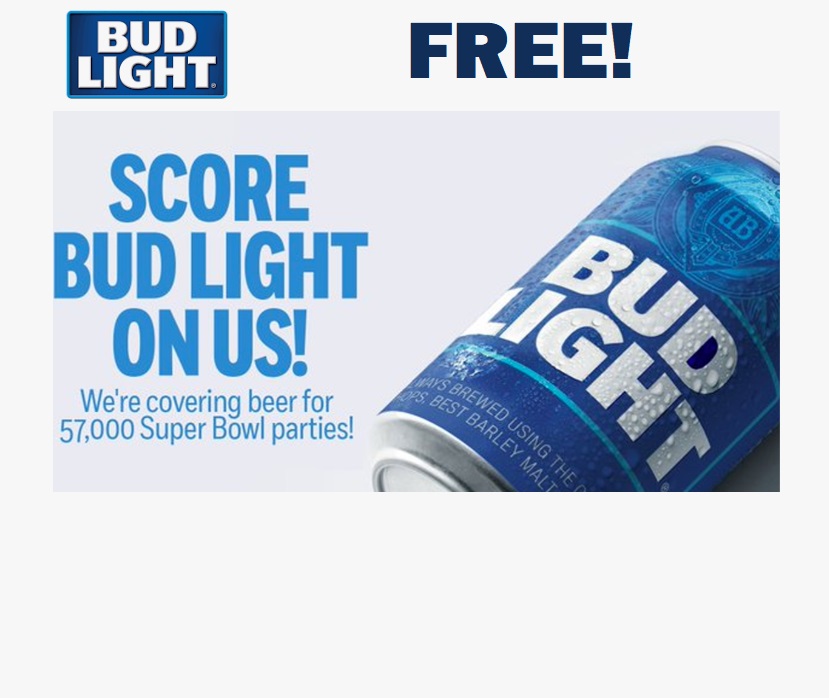 Image FREE Bud Light 18 Pack of Beer or Larger