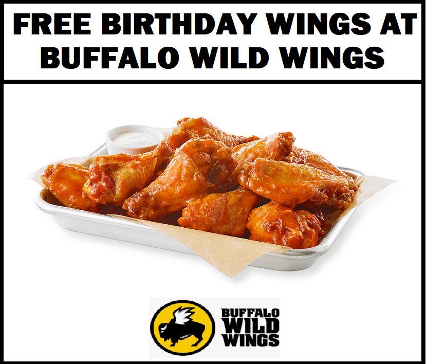 Image FREE Birthday Wings at Buffalo Wild Wings