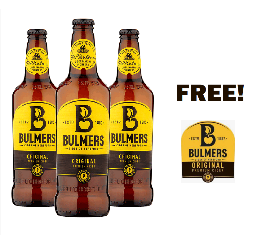 Image FREE Bottle of Bulmer’s Original