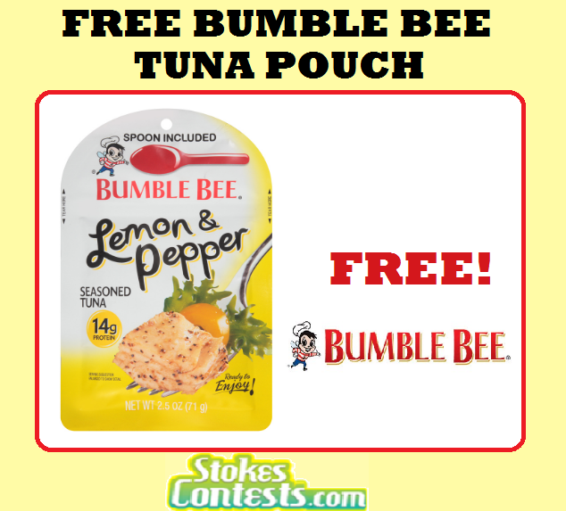 Image FREE Bumble Bee Tuna Pouch! TODAY ONLY!