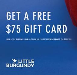 Image FREE $75 Little Burgundy Gift Card