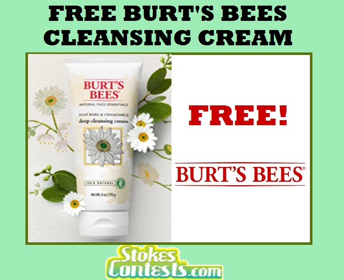 Image FREE Burt's Bees Cleansing Cream