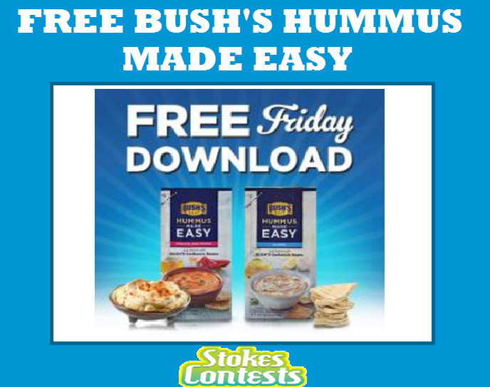 Image FREE Bush’s Hummus Made Easy TODAY ONLY!