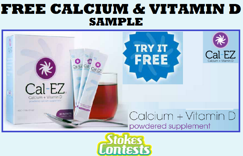 Image FREE Cal-EZ Calcium + Vitamin D3 Sample