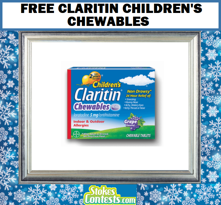 Image FREE Claritin Children's Chewables