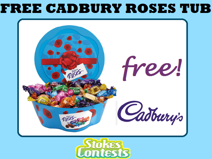 Image FREE Cadbury Roses Tub Worth £8.50