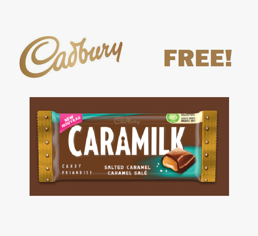 Image FREE Cadbury Caramilk Salted Caramel Bar