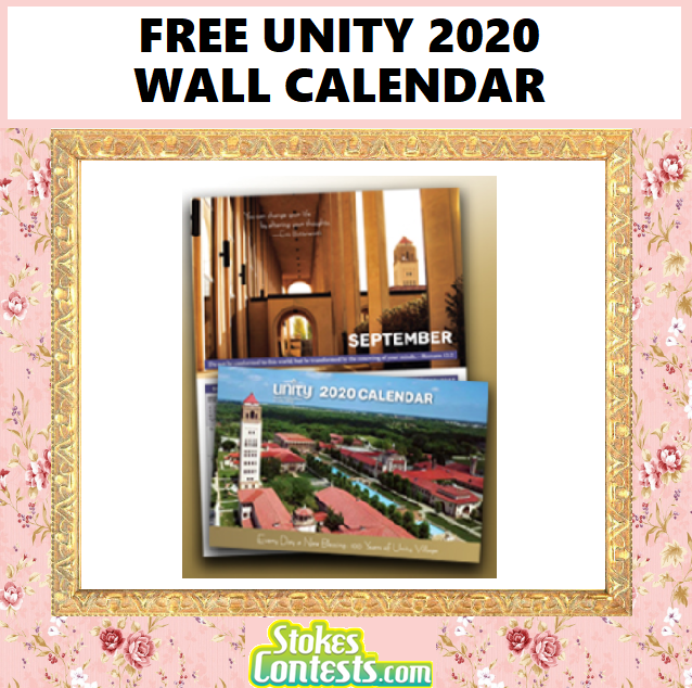 Image FREE Unity 2020 Wall Calendar
