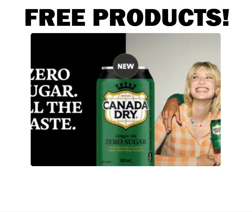 Image FREE Canada Dry, Cascade Platinum Plus & MORE!