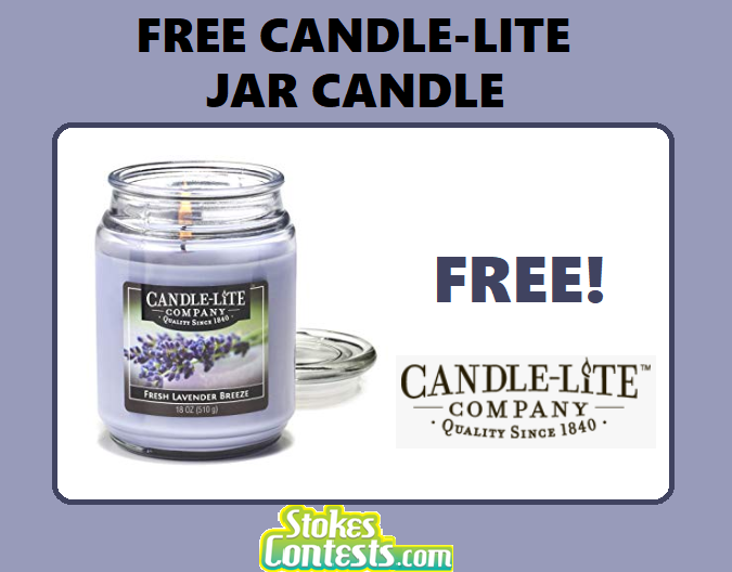 Image FREE Candle-Lite Jar Candle 