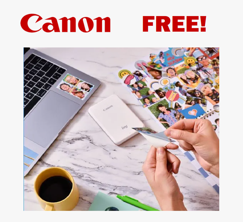 Image FREE Canon IVY Mini Photo Printer, Photo Paper Pack & MORE!