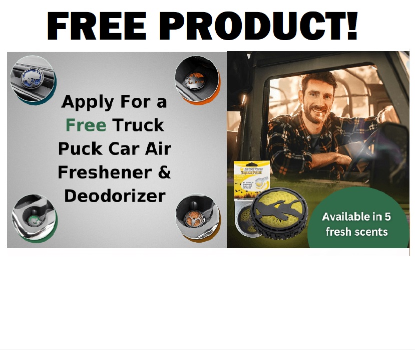 Image FREE Truck Puck Car Air Freshener & Deodorizer