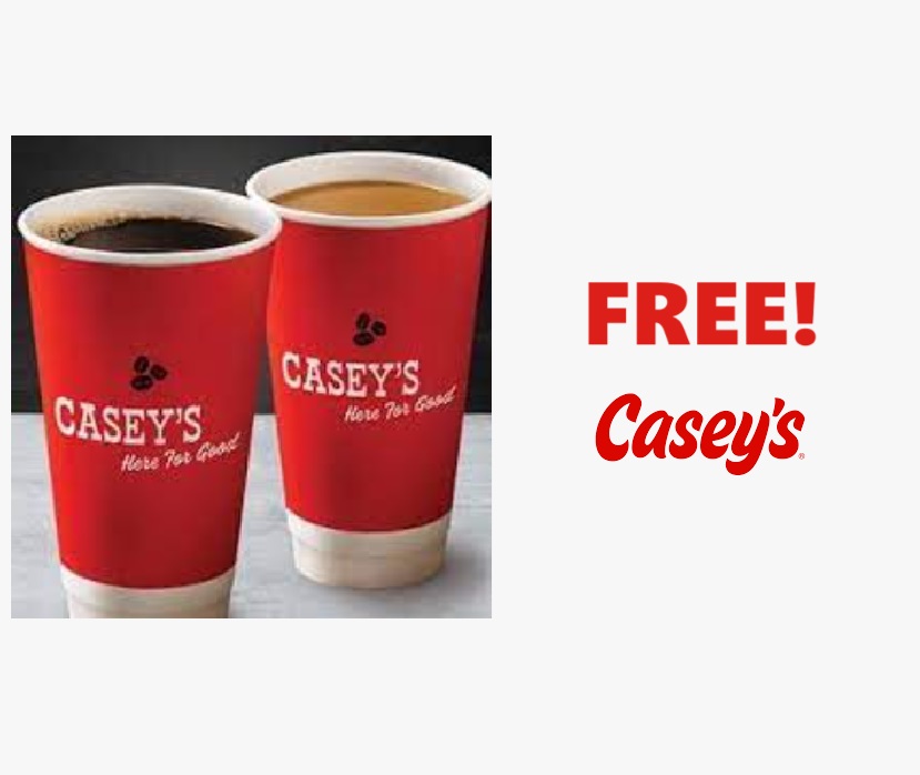 Image FREE Coffee, Cappuccino or Hot Chocolate at Casey's! TODAY ONLY!