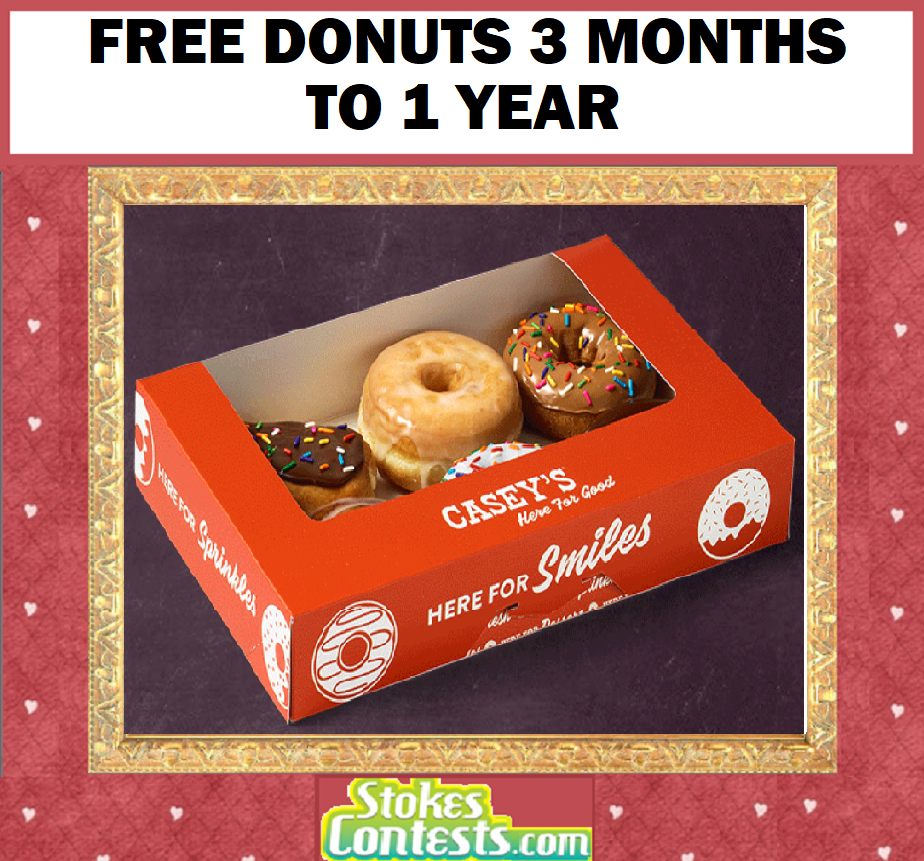 Image FREE Donuts 3 Months to 1 Year @Casey’s General Store