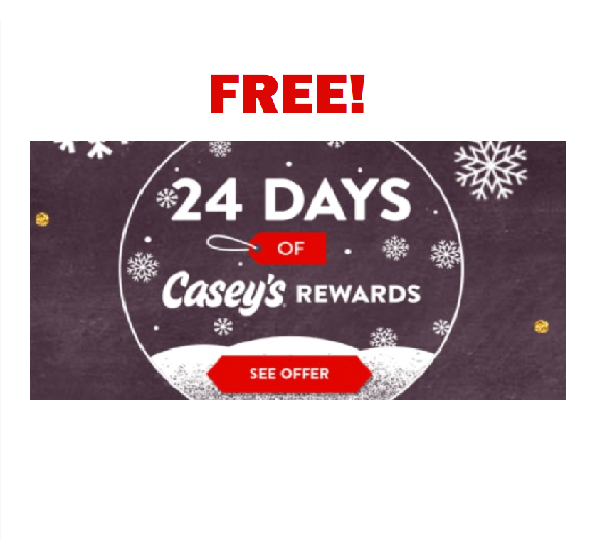 Image FREE Items & Rewards DAILY @Casey's