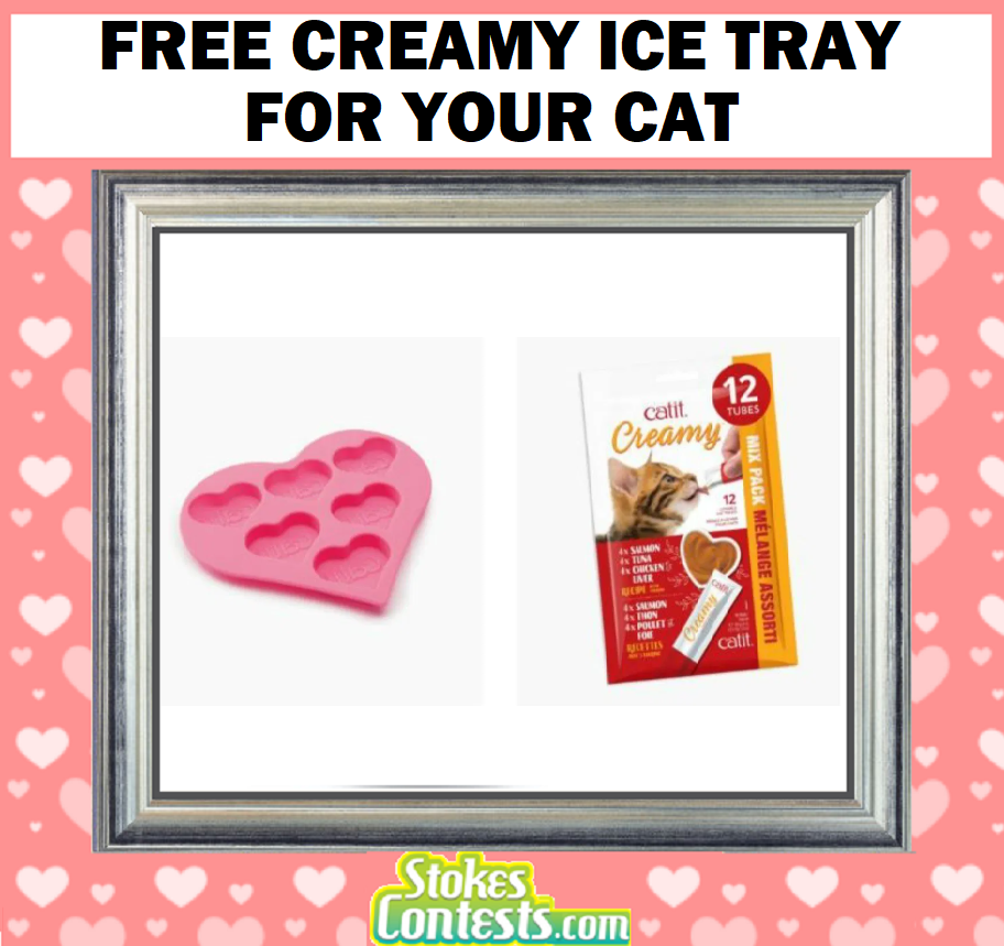 Image FREE Creamy Ice Tray For Your Cat