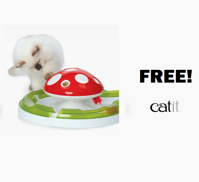 Image FREE Catit Senses Mushroom Toy for Cats