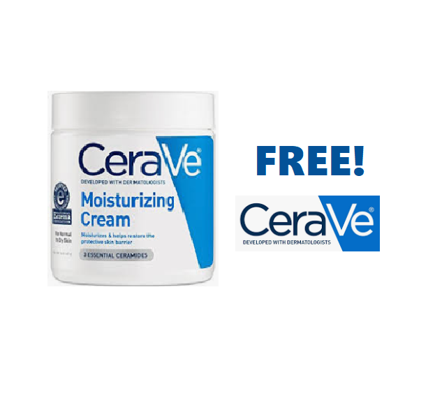 Image FREE CeraVe Moisturizing Cream!