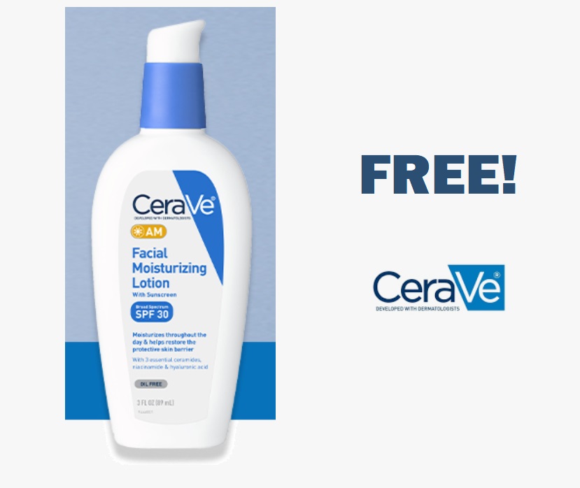 Image FREE CeraVe Sunscreen Lotion