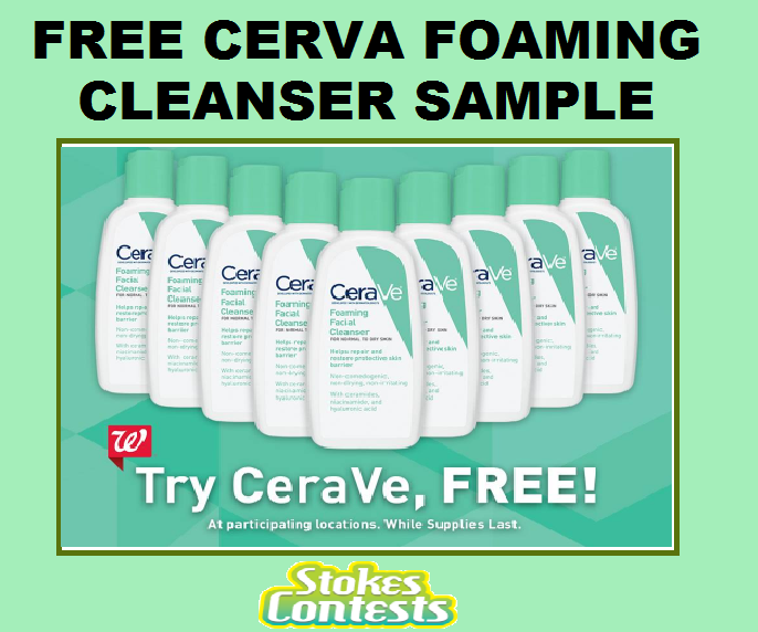 Image FREE CeraVe Foaming Cleanser Sample