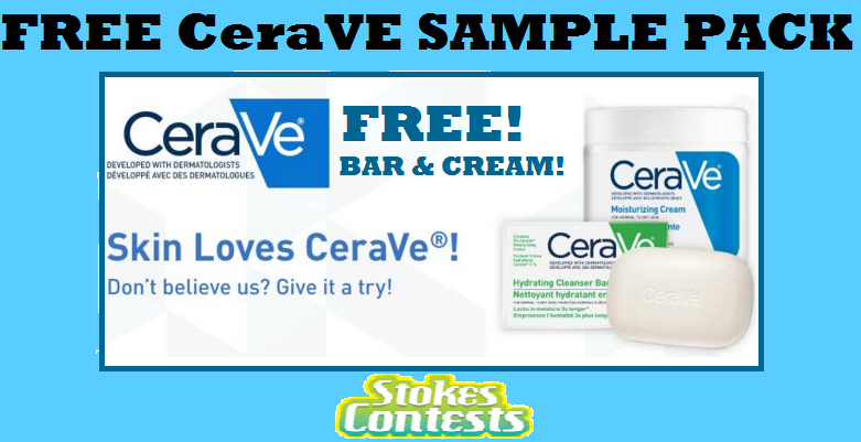 Image FREE CeraVe Hydrating Cleanser Bar & Cream Sample Pack